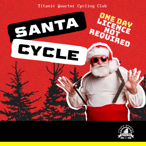 TQCC Santa Cycle 2024 in aid of Disability Sport NI carousel image 1